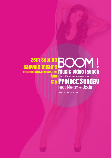 Boom launch poster